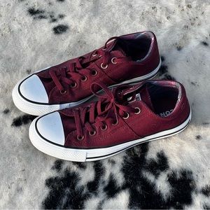 Maroon Converse